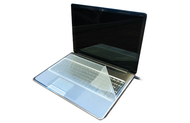 laptop drape shade Man Machine logo hygienic waterproof keyboards mice clean with alcohol clean with chloride silent typing use keyboard in hospital.png