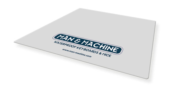 mouse pad silicon shade Man Machine logo hygienic waterproof keyboards mice clean with alcohol clean with chloride silent typing use keyboard in hospital
