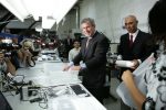 In July 2007, Broumand gave President George W. Bush a tour of the Man & Machine keyboard manufacturing facility.